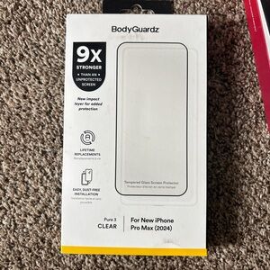 Clear Screen Protector for iPhone 16 Pro max